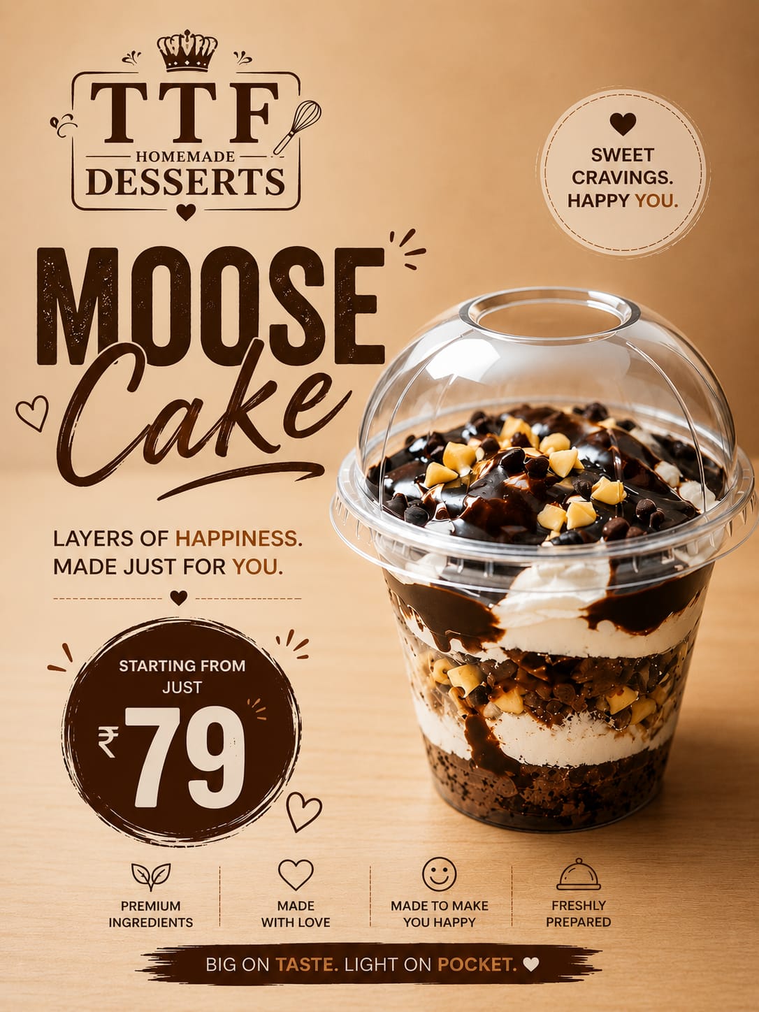 Signature Chocolate Moose Cake